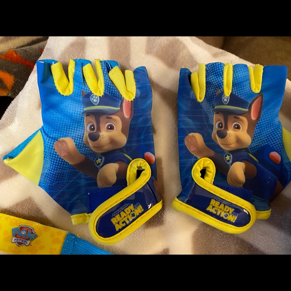Biking gloves elbow & knee pads-PAWPATROL